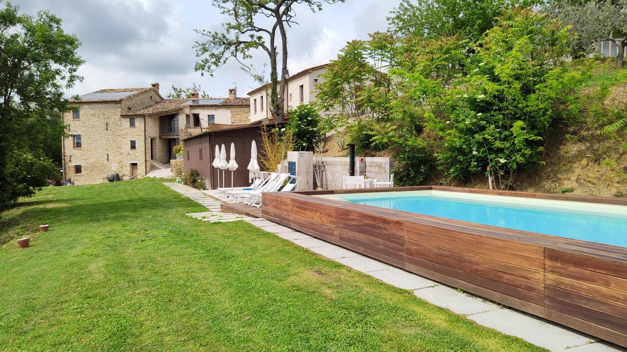 Вилла Borgo Calbianco - Private House With Pool & Airco Cerreto Castello Экстерьер фото