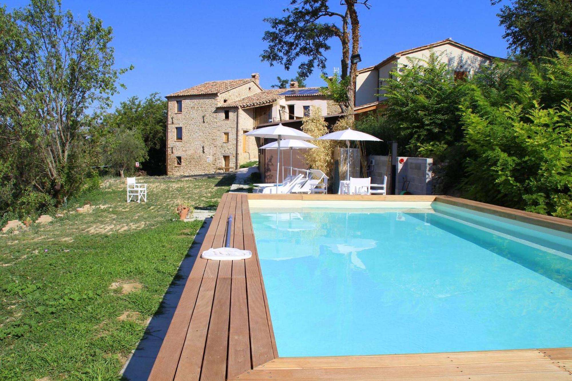 Вилла Borgo Calbianco - Private House With Pool & Airco Cerreto Castello Экстерьер фото